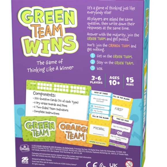 Green team always wins board game - Picture 9 of 9
